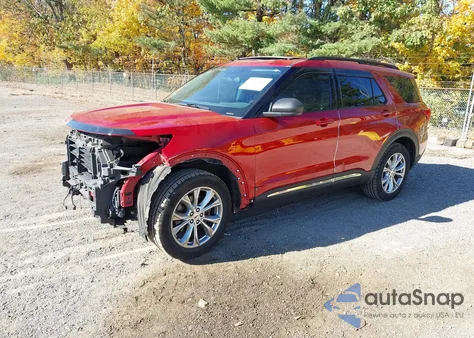 2021 Ford Explorer Xlt z USA, uszkodzony, nr VIN 1FMSK8DH7MGA28792